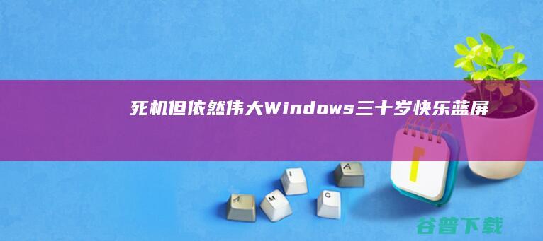 死机 但依然伟大 Windows三十岁快乐！蓝屏 (死机的时候)